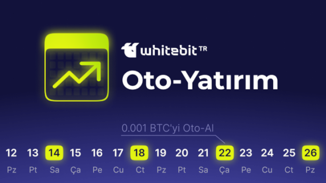 Bitcoin’de otomatik olarak düzenli alım yapmak isteyenlere müjde