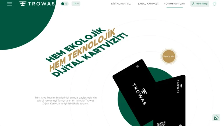 Trowas Dijital Kartvizit Çözümleri: İş Dünyasında Dijital Tanıtımın Gücünü Keşfedin
