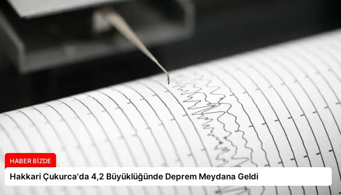 Hakkari Çukurca’da 4,2 Büyüklüğünde Deprem Meydana Geldi