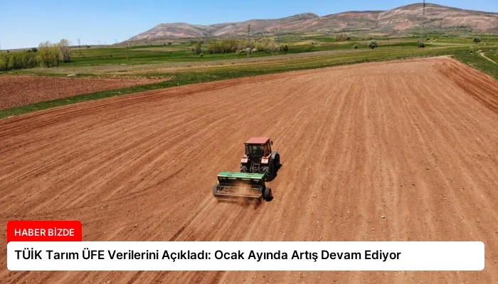 TÜİK Tarım ÜFE Verilerini Açıkladı: Ocak Ayında Artış Devam Ediyor
