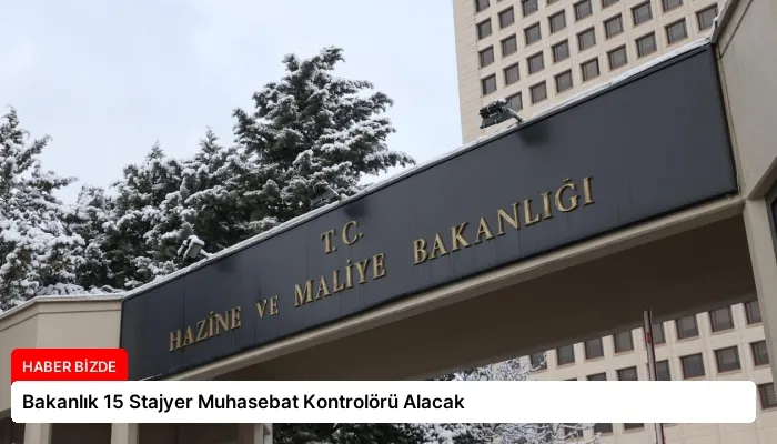Bakanlık 15 Stajyer Muhasebat Kontrolörü Alacak