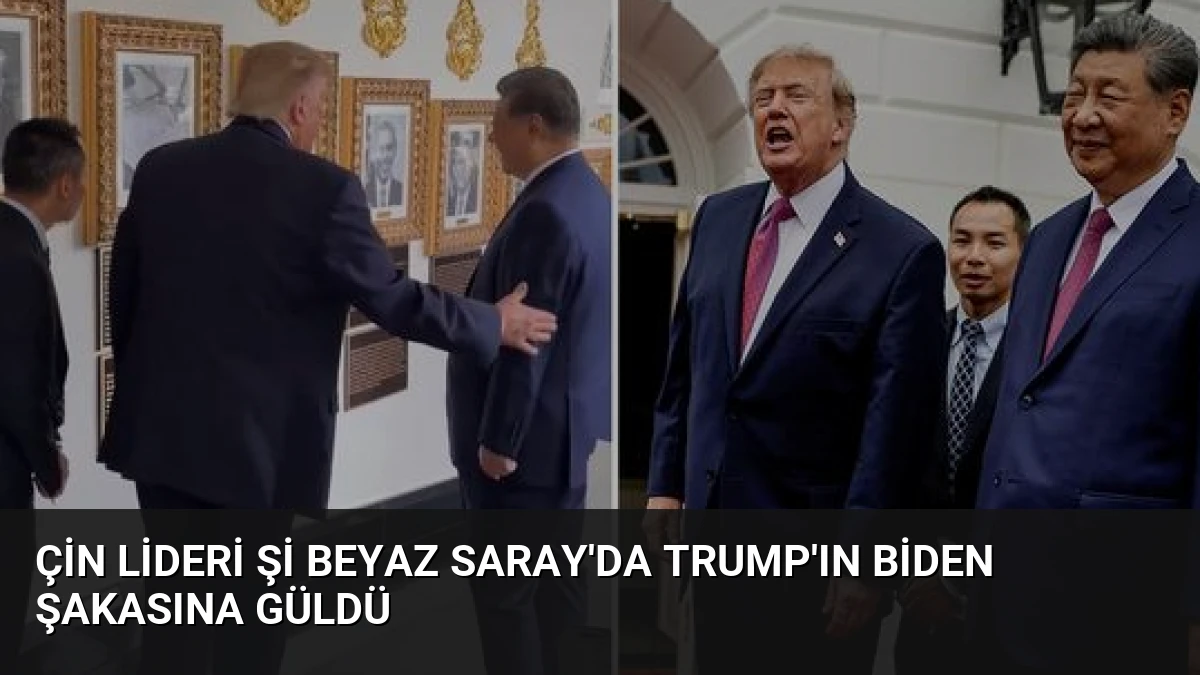 Çin Lideri Şi Beyaz Saray’da Trump’ın Biden Şakasına Güldü