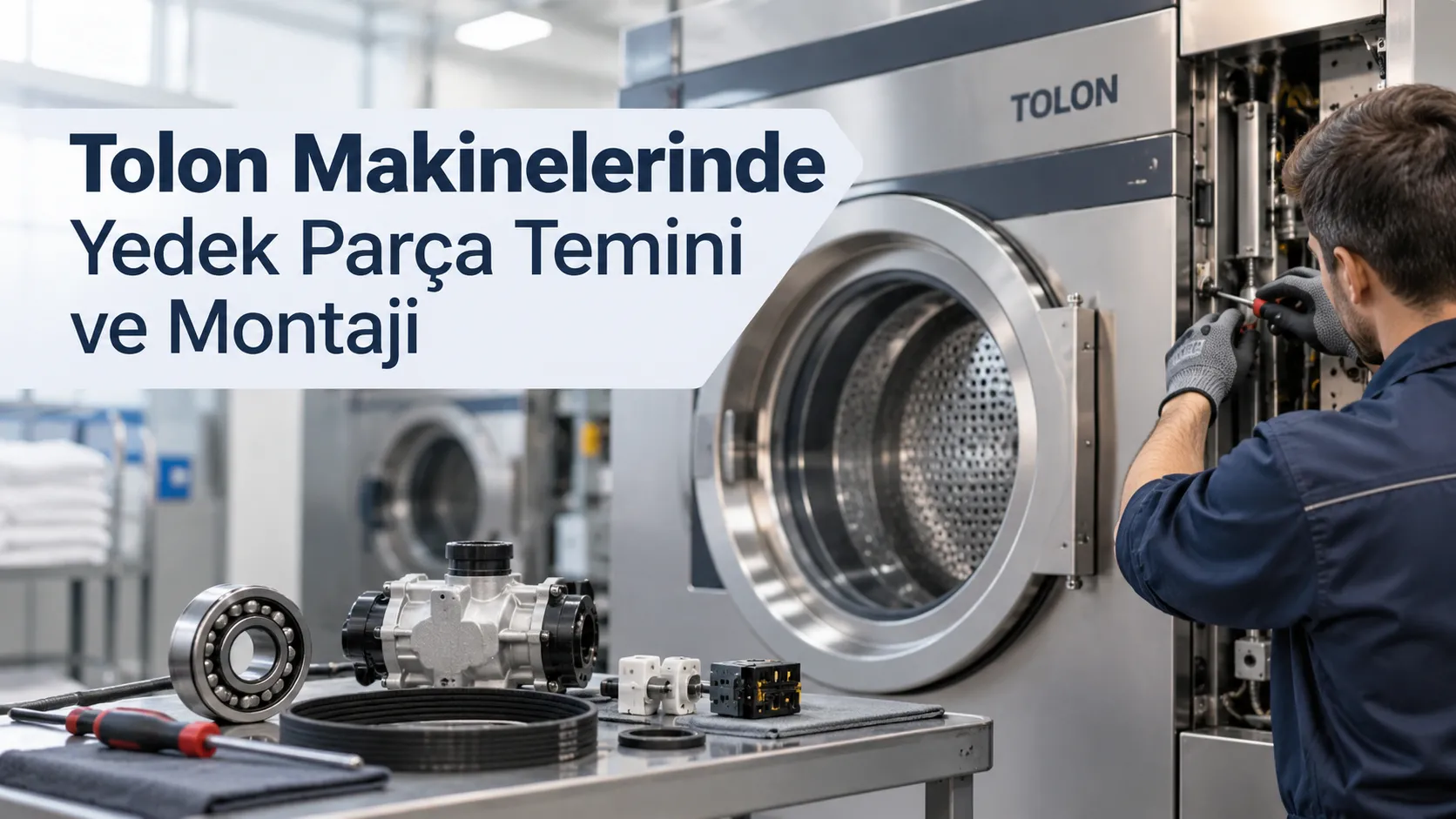 Tolon Makinelerinde Yedek Parça Temini ve Montajı
