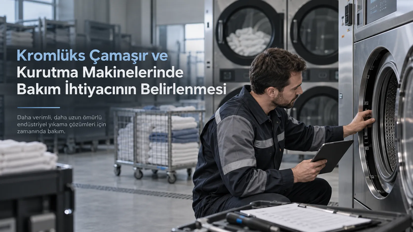 Kromlüks Çamaşır ve Kurutma Makinelerinde Bakım İhtiyacının Belirlenmesi