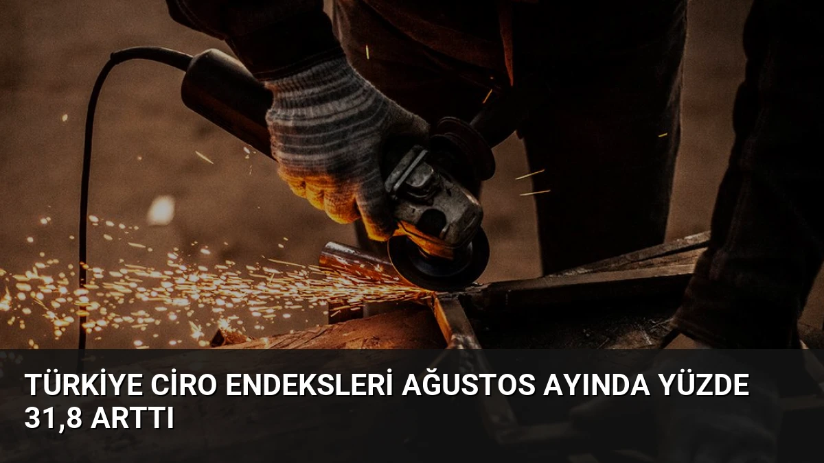 Türkiye Ciro Endeksleri Ağustos Ayında Yüzde 31,8 Arttı